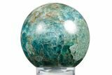 Bright Blue Apatite Sphere - Madagascar #334062-1